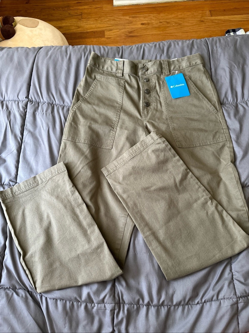 Women’s Columbia Straight Leg Regular Fit Size 10 Green Pants